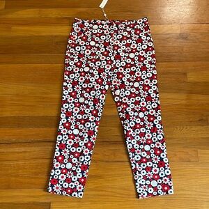 6 Trina Turk Colorful Cotton Ankle Pants AA22 6260